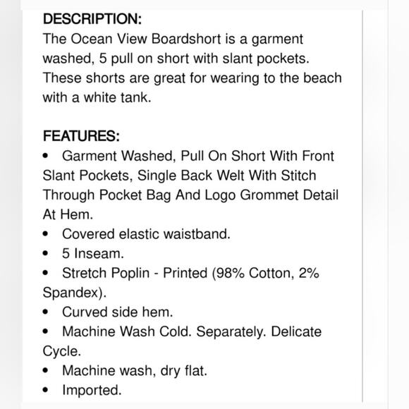 Lilly Pulitzer Catch The Wave Ocean View Board Shorts Size Large - Picture 7 of 7